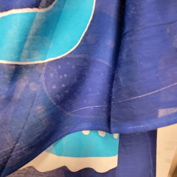 Womens Sarong Cotton Wrap, Handpainted Batik Wrapskirt Beach Pareo Beachwear-NEW - Picture 6 of 8